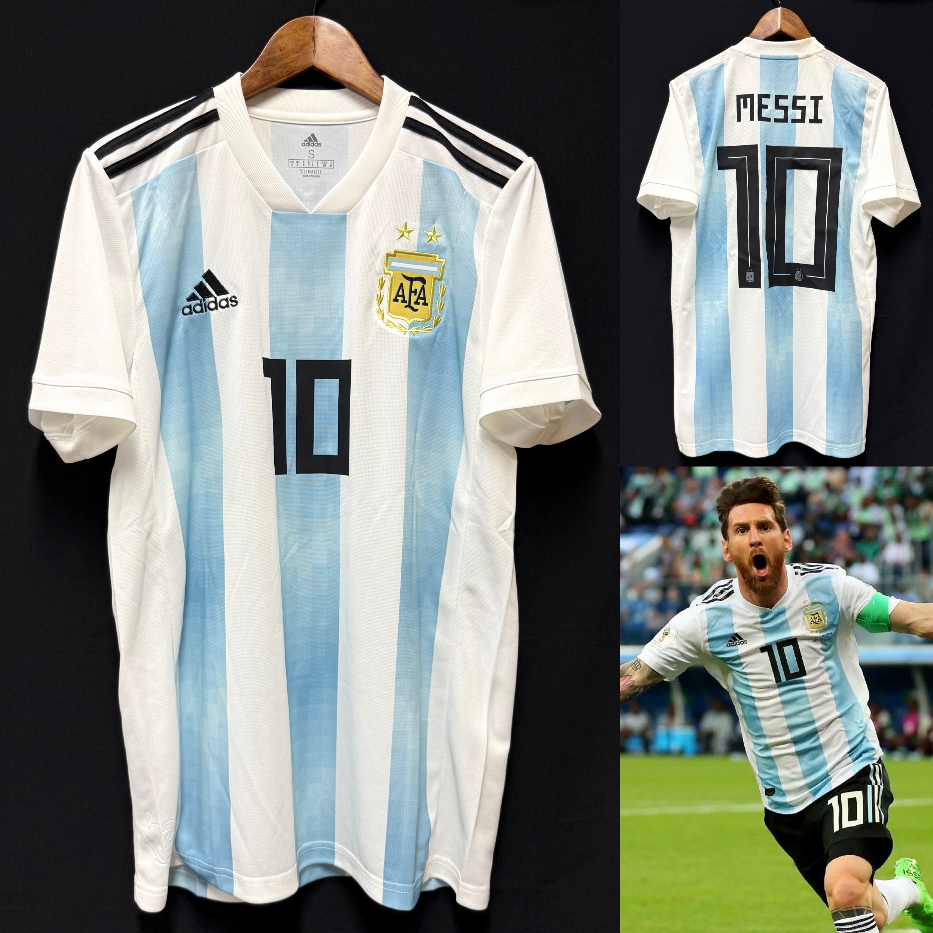 (BNWT) Argentina 2018 Adidas Home Shirt #10 MESSI