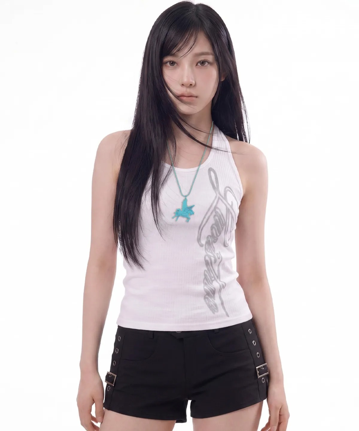 LUVISTRUE SY BASIC HALTER NECK TOP