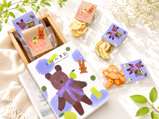 幸福果舖 Taste Sweety - 芭樂熊造型書水果乾小禮盒