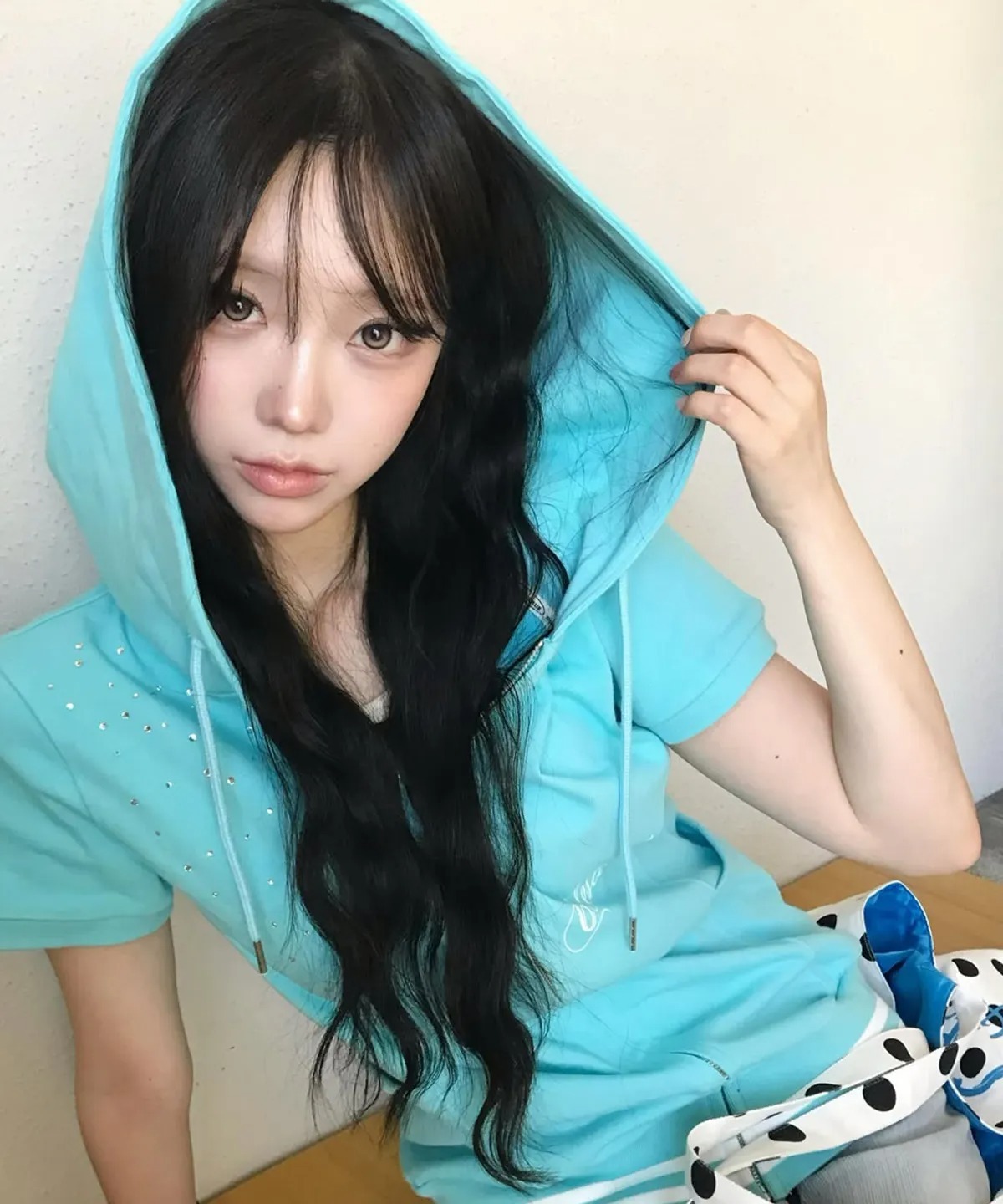 LUVISTRUE SY ANGEL HOOD ZIP UP