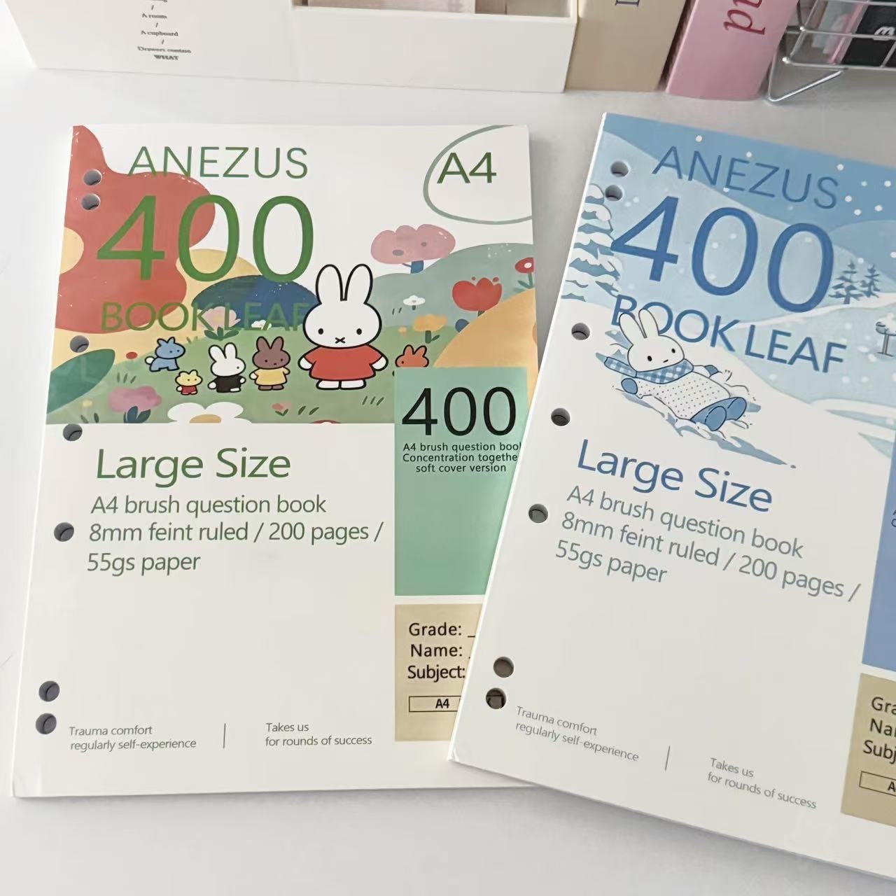 PREORDER 预购 米菲兔滑雪春游薄脆本A4 200页