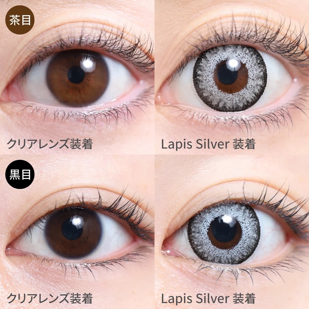 [日拋] TeAmo Edel 1 Day Lapis Silver 有色彩妝隱形眼鏡｜每盒10片