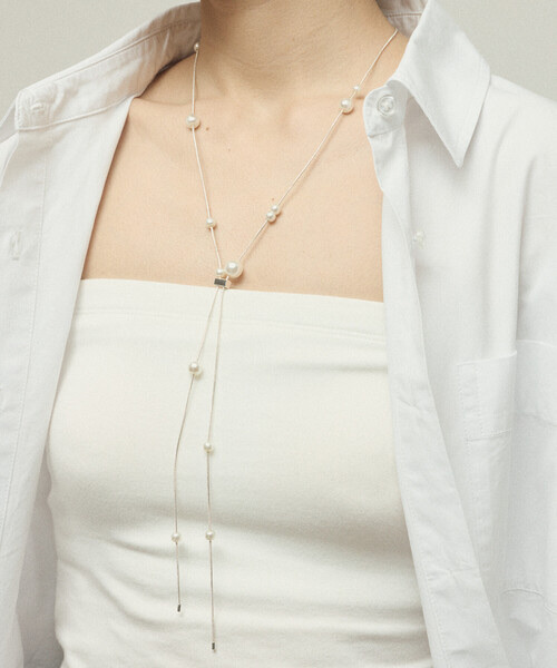 Firsthand / Random Pearl Long Necklace
