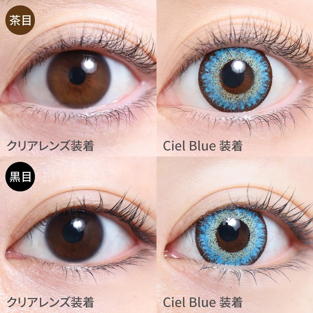 [日拋] TeAmo Edel 1 Day Ciel Blue 有色彩妝隱形眼鏡｜每盒10片