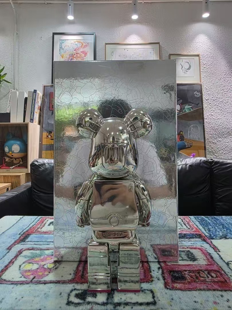 Bearbrick Sorayama Royal Selangor 空山基 400% Full Metal
