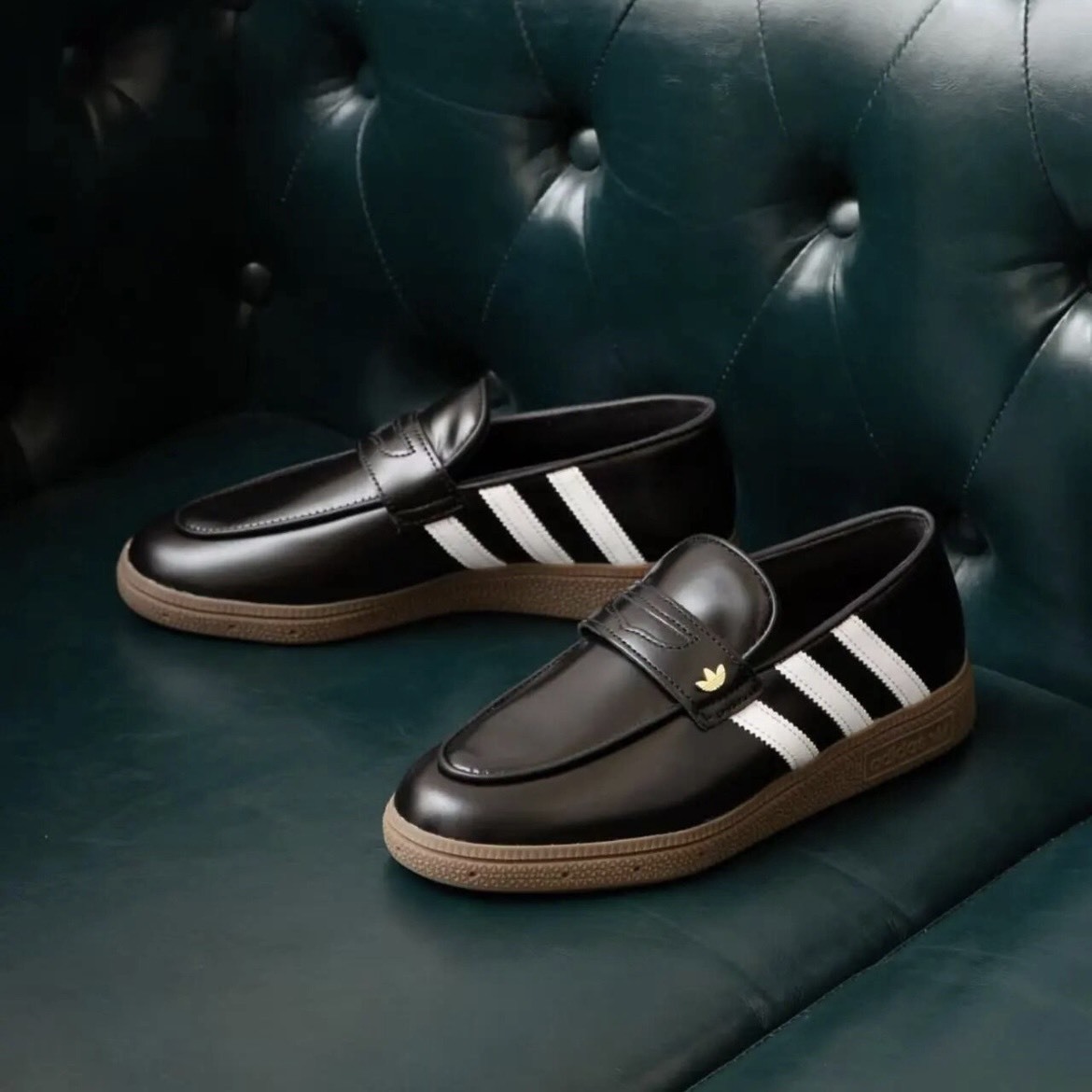 【代購】adidas Originals HANDBALL SPEZIAL LOAFER  黑色｜復古樂福鞋｜男女同款