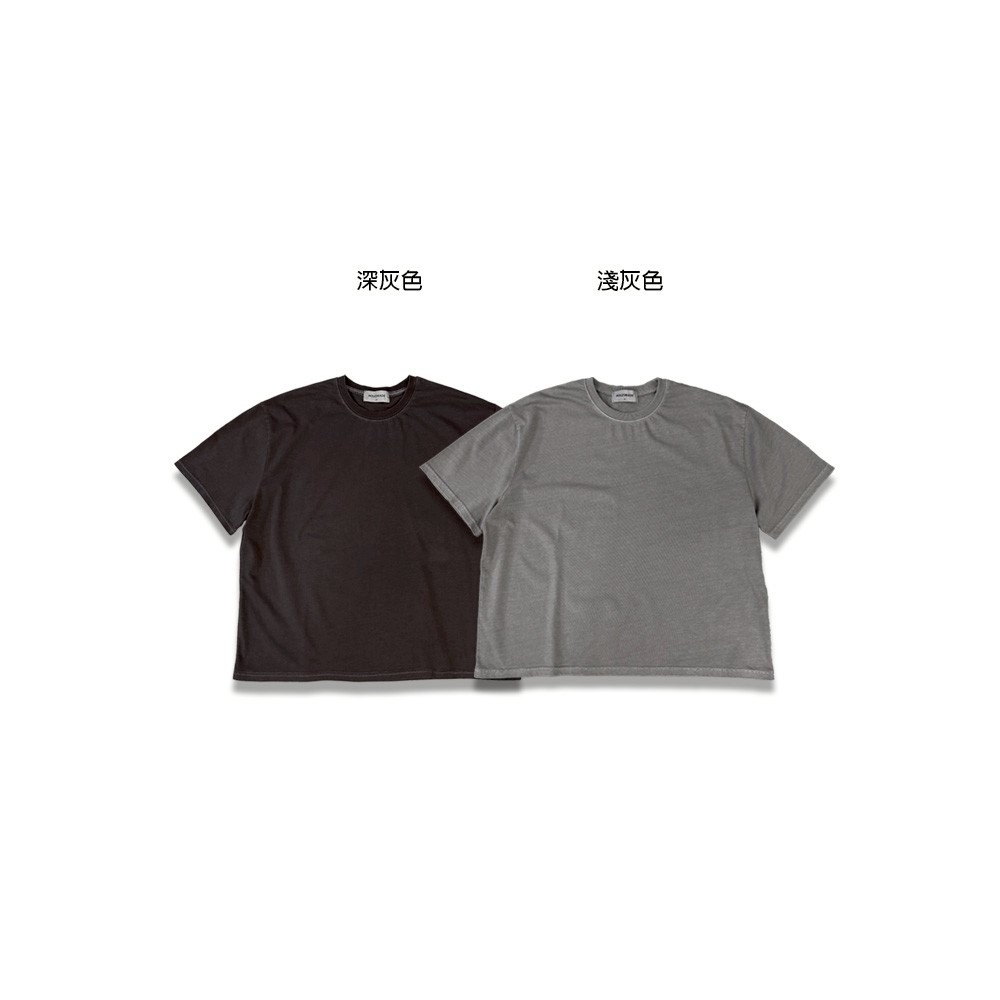 街頭水洗BOXY短寬版型TEE 68909
