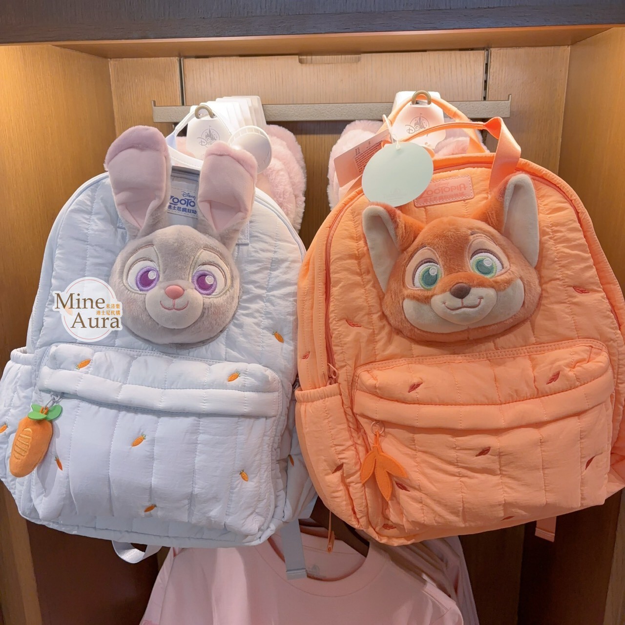 2026 夏日 動物方城市 Zootopia 哈茱蒂 Judy 兔 絨毛大頭造型 後背包 -上海迪士尼樂園
