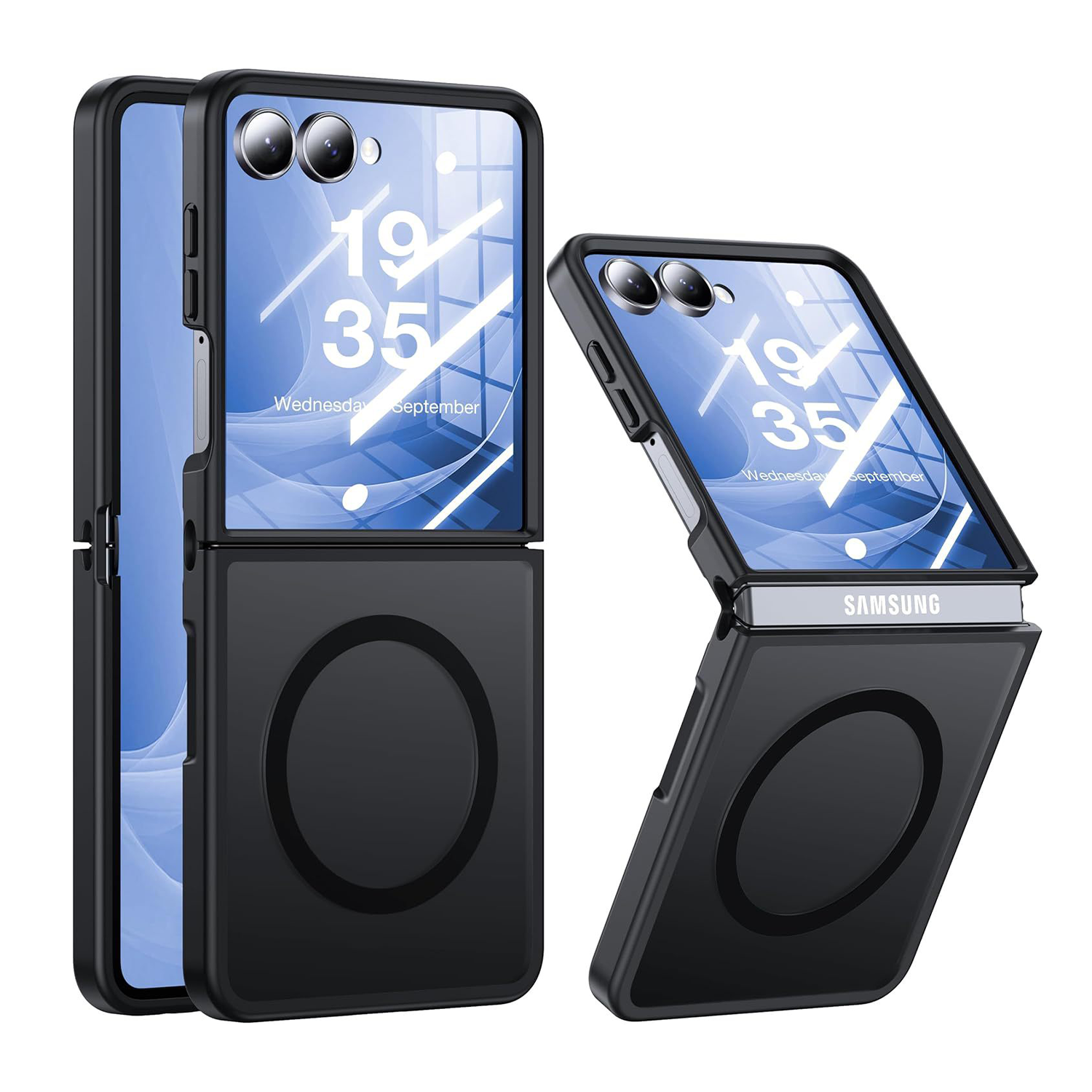 XPRO - Mag AG Lite - Samsung Z Flip 8 Case 一體式半透明磨砂磁吸防撞手機保護硬殼