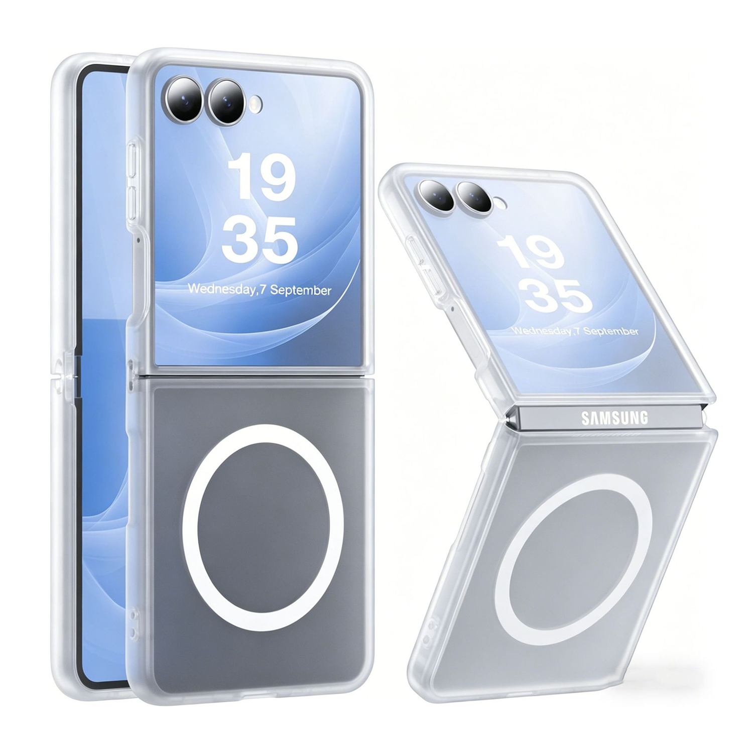XPRO - Mag AG Lite - Samsung Z Flip 8 Case 一體式半透明磨砂磁吸防撞手機保護硬殼