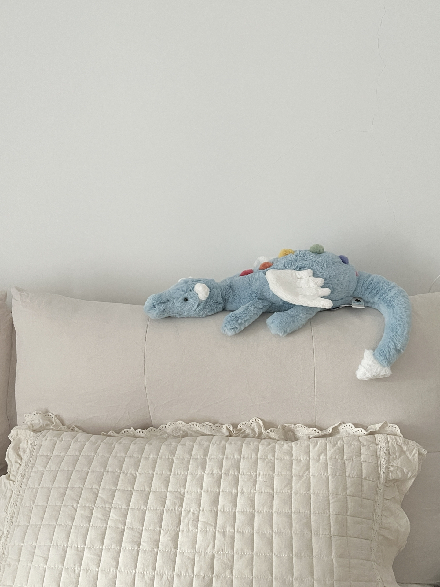 代購-JELLYCAT 神話動物系列 Sky Dragon天空龍 藍色 玩偶 毛絨公仔 高