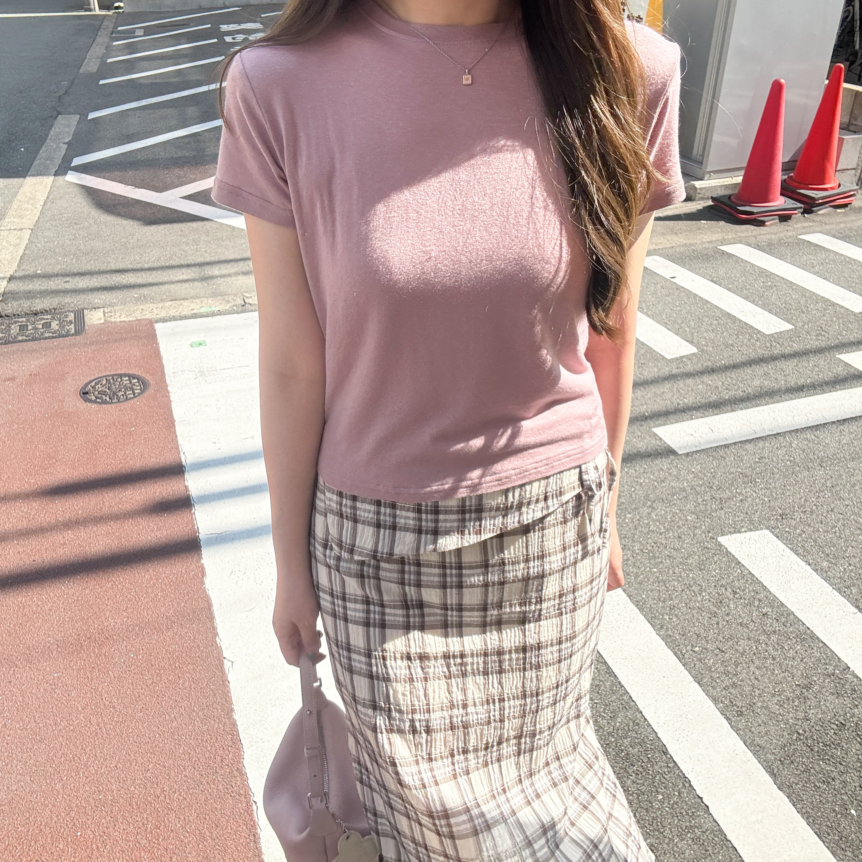 彈性親膚棉tee