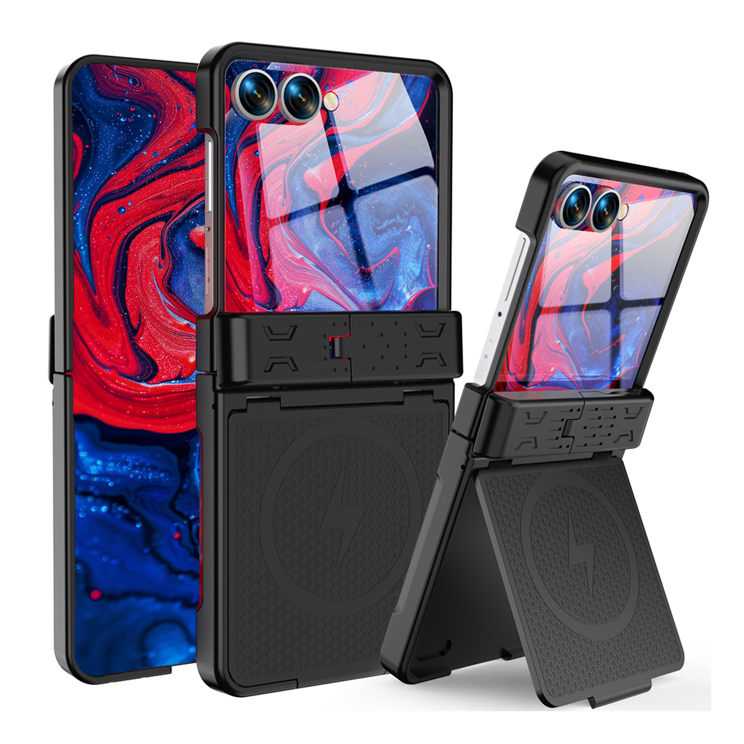 XPRO - Mag Matrix Stand - Samsung Flip 8  Case 高度防撞支架鉸鏈蓋外屏保護手機殼