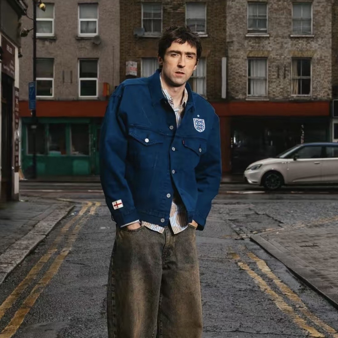 【代購】Levi's × 英格蘭國家隊 SS26 聯名系列  Three Lions 三獅軍團盾牌隊徽 牛仔外套 男女同款 Aug25