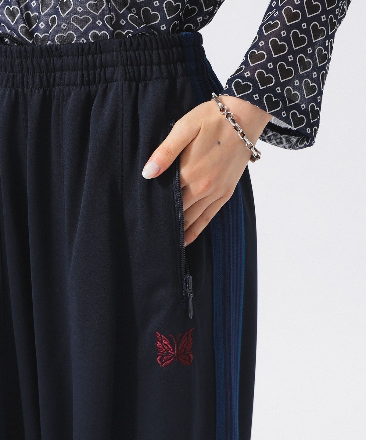 現貨|BEAMS X NEEDLES 別注 H.D. TRACK PANTS
