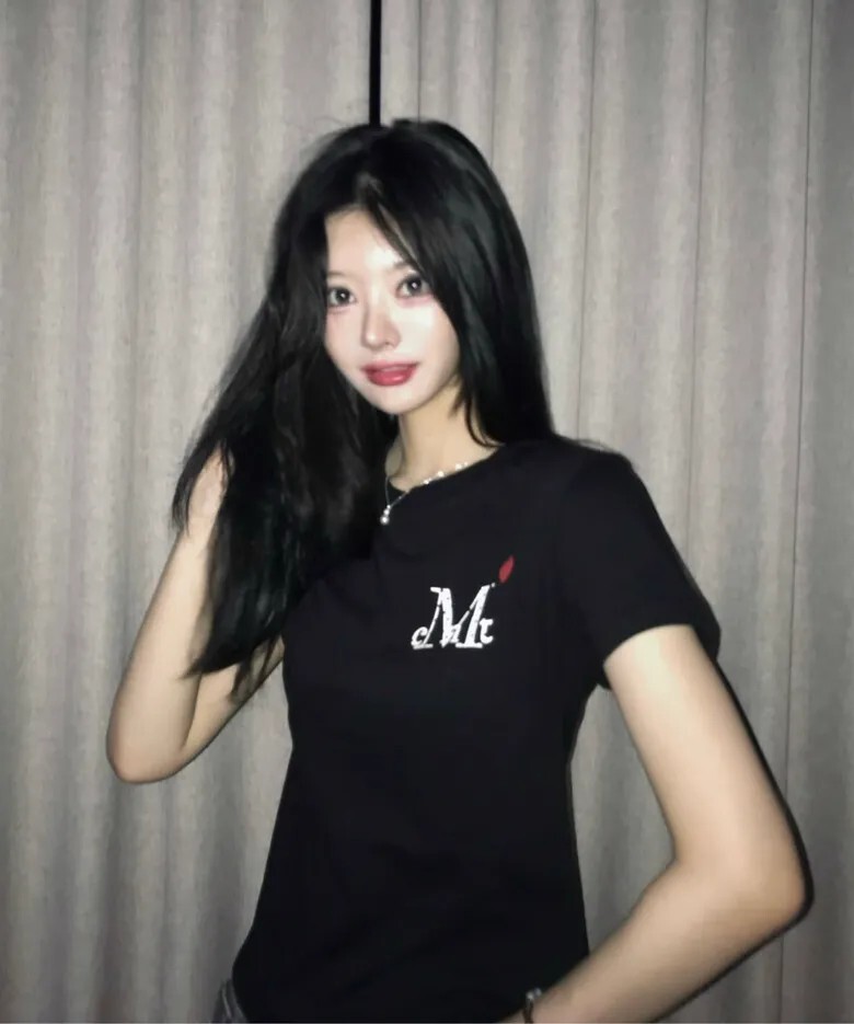 【限時兩件免運】韓國 Mucent LOVRITS MINI HEART LOGO R-NECK HALF T 小紅心LOGO 短袖T恤