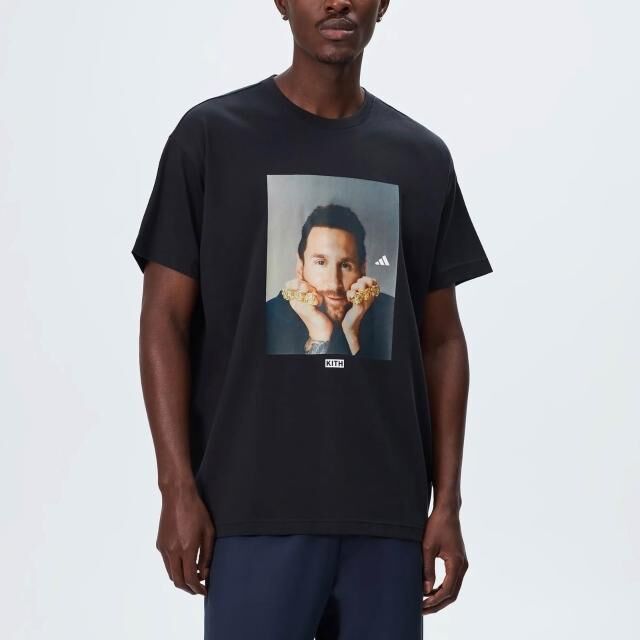 【代購】adidas × KITH × MESSI 聯名系列  舒適圓領短袖 T 恤 男款 Aug25