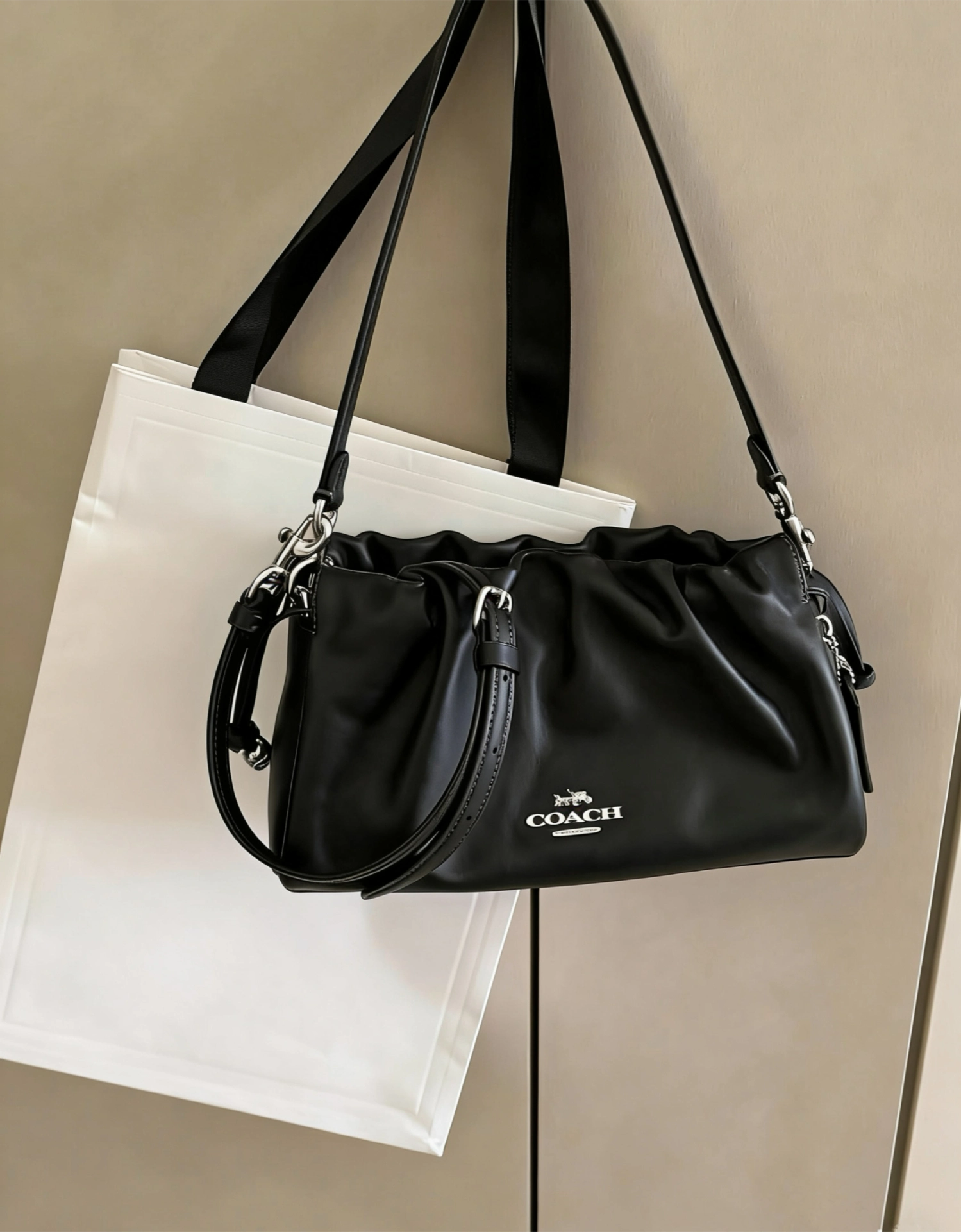 代購-Coach Faye 雲朵包 26 中號 單肩包 斜挎包