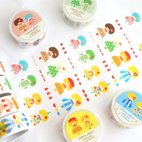 WORLD CRAFT ｜Charmy pattern mizuama系列 和紙膠帶
