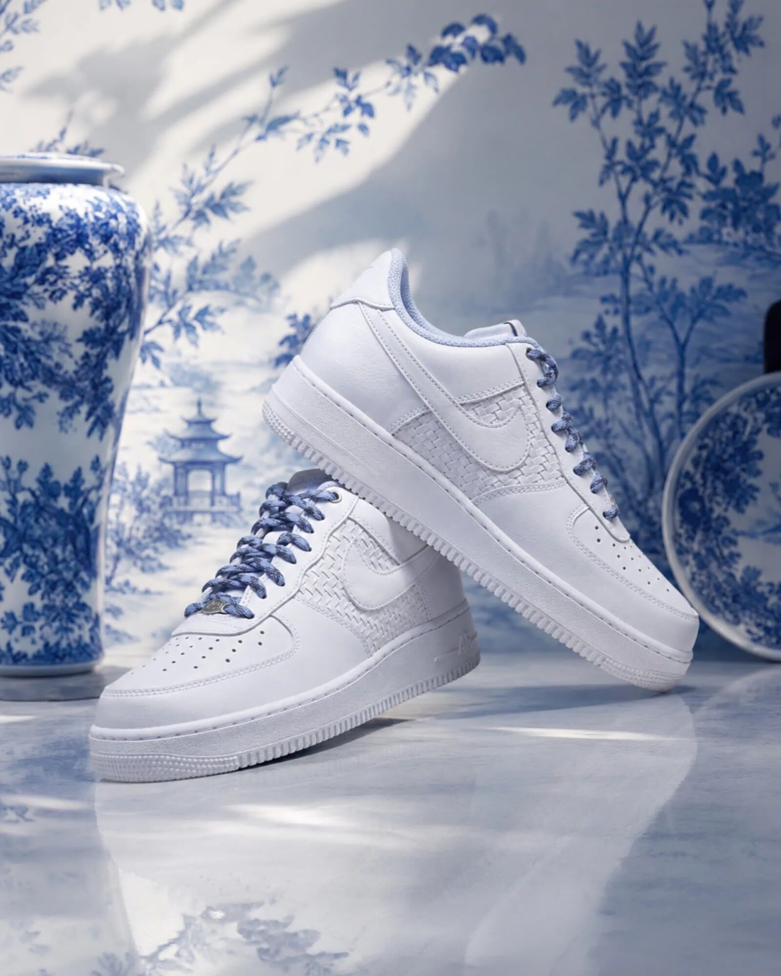 (預訂) Nike Air Force 1 Low - White Blue 青花瓷