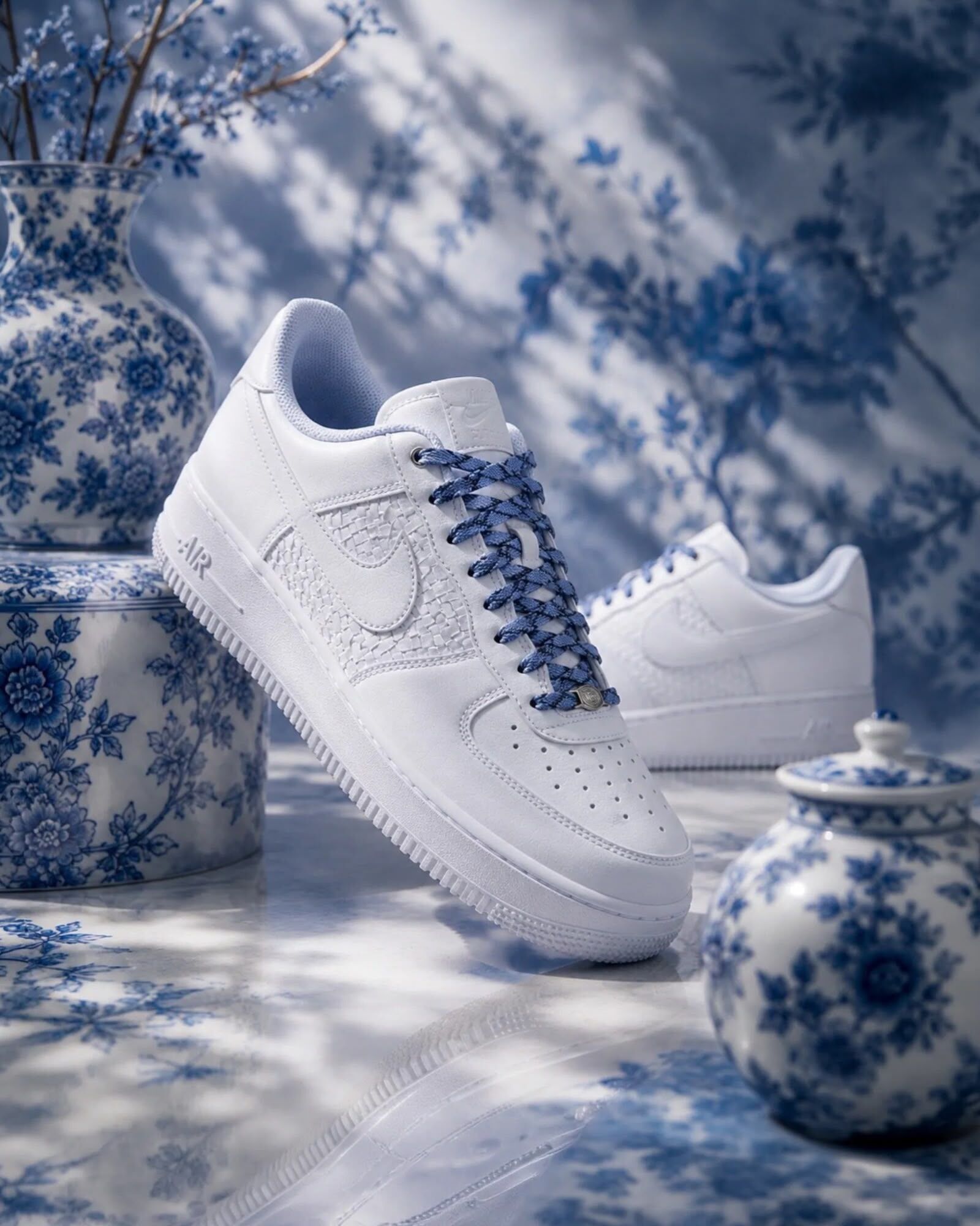 (預訂) Nike Air Force 1 Low - White Blue 青花瓷