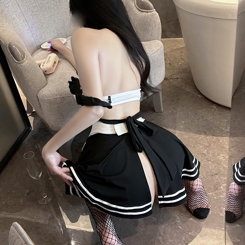 【甜美執事】俏皮荷葉邊女僕套裝