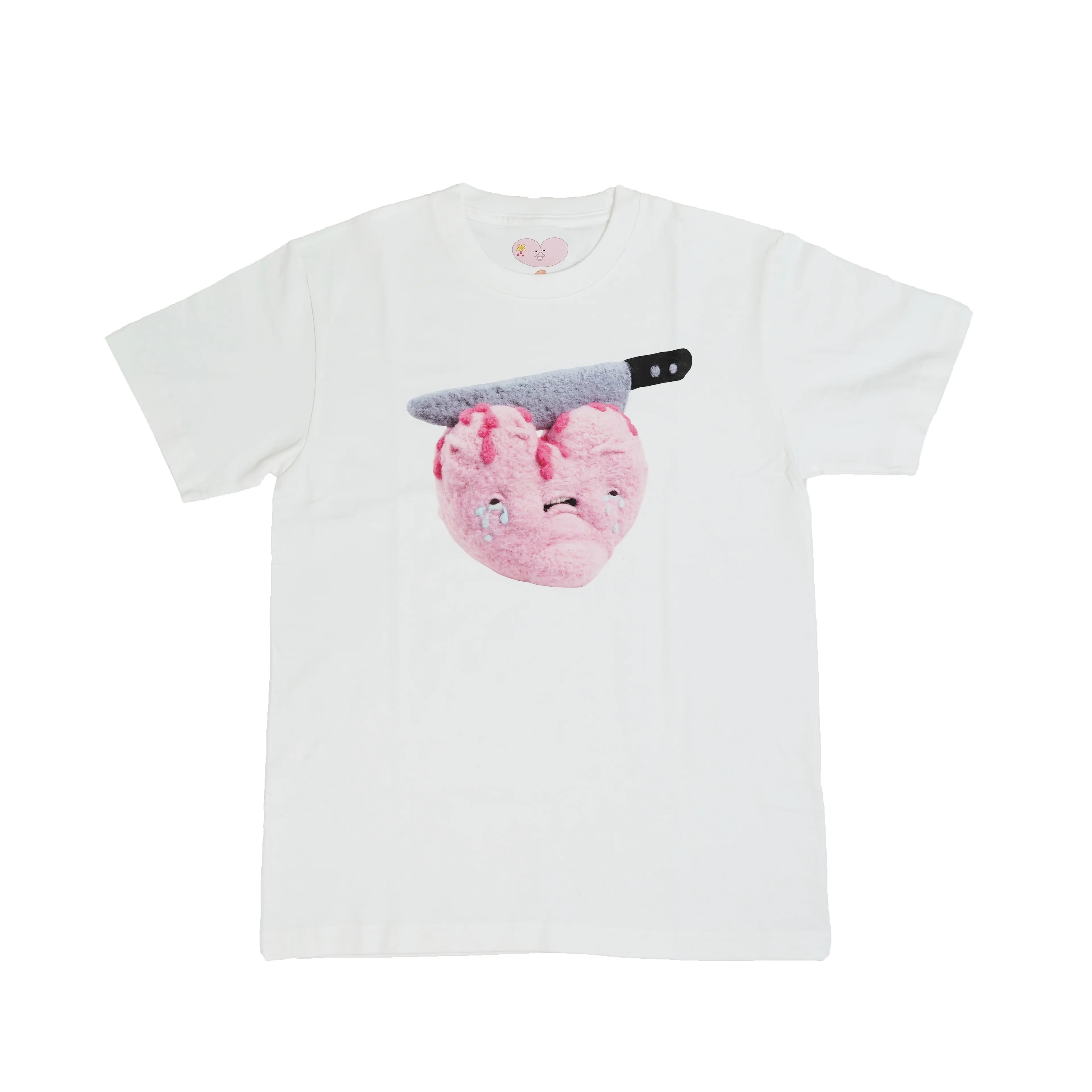 Anye tang 安爺堂 - Crying Heart Tee (White)
