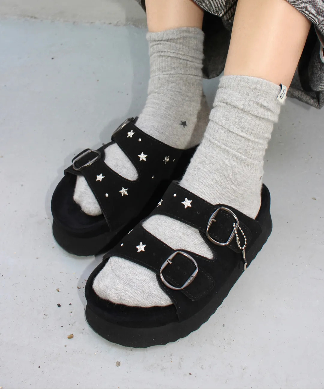 韓國代購｜OTZ TOPI TWO STRAP SLIDES
