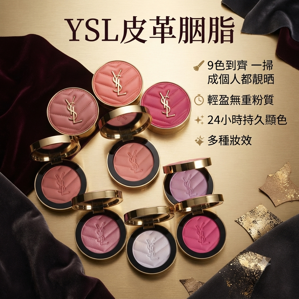 YSL皮革胭脂