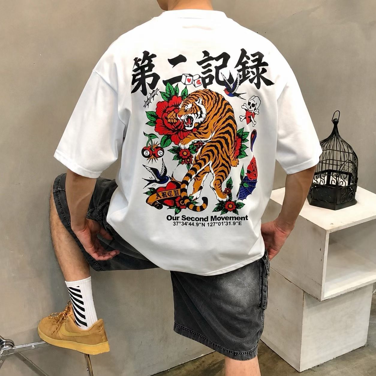 中文字圖案短袖Tee 2nd-380T