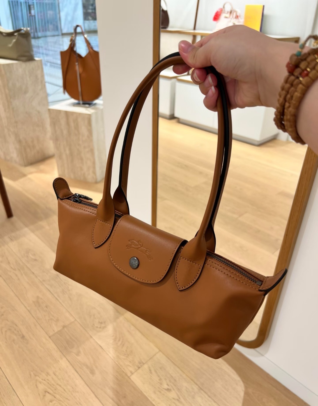 Longchamp Xtra 長柄 法棍 上肩袋