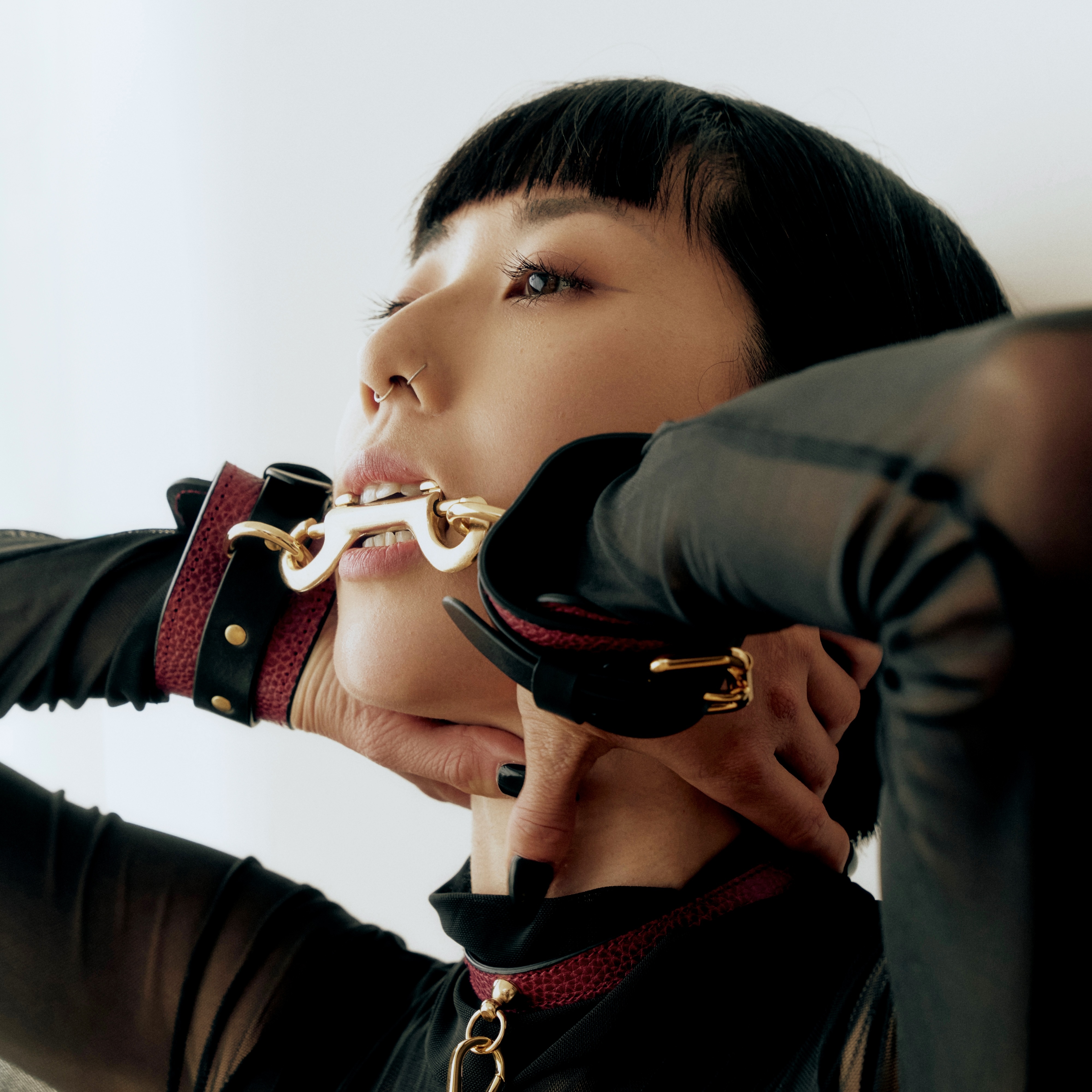Red and Black Handcuffs