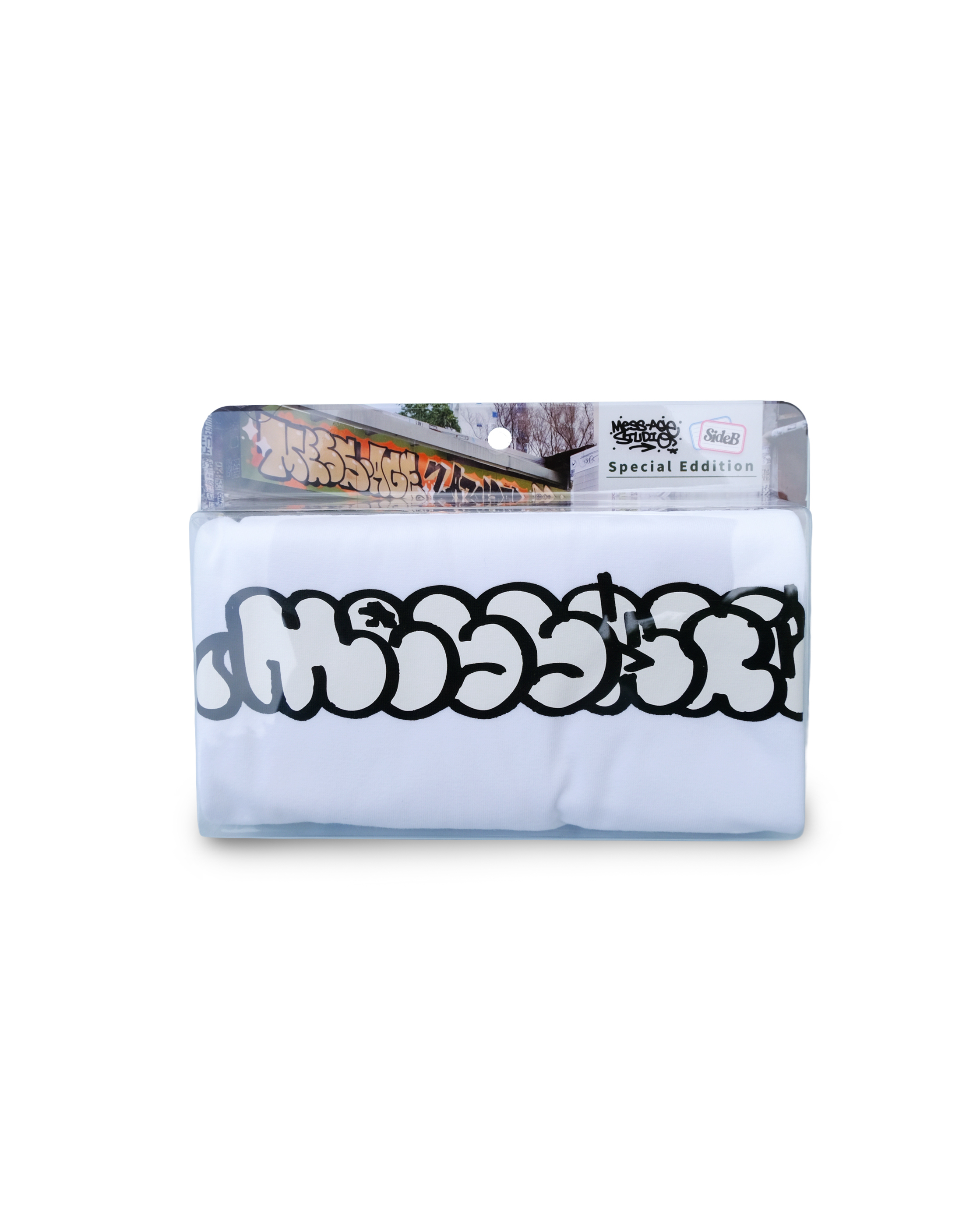 Mess-age x Side B - Special Edition Throwie Tee 白