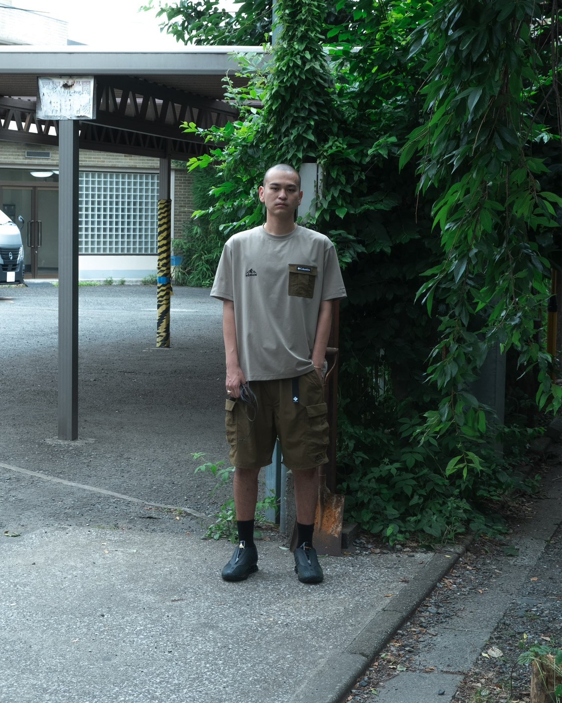 日本限定｜Columbia × atmos Exclusive Baggy Cargo Shorts 機能工裝短褲