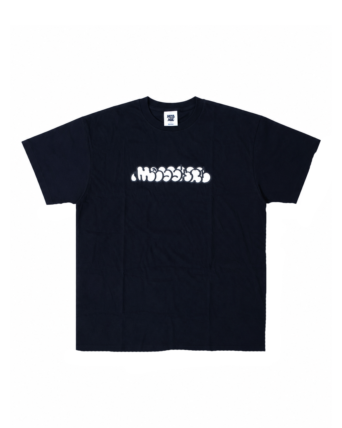 Mess-age x Side B - Special Edition Throwie Tee Black