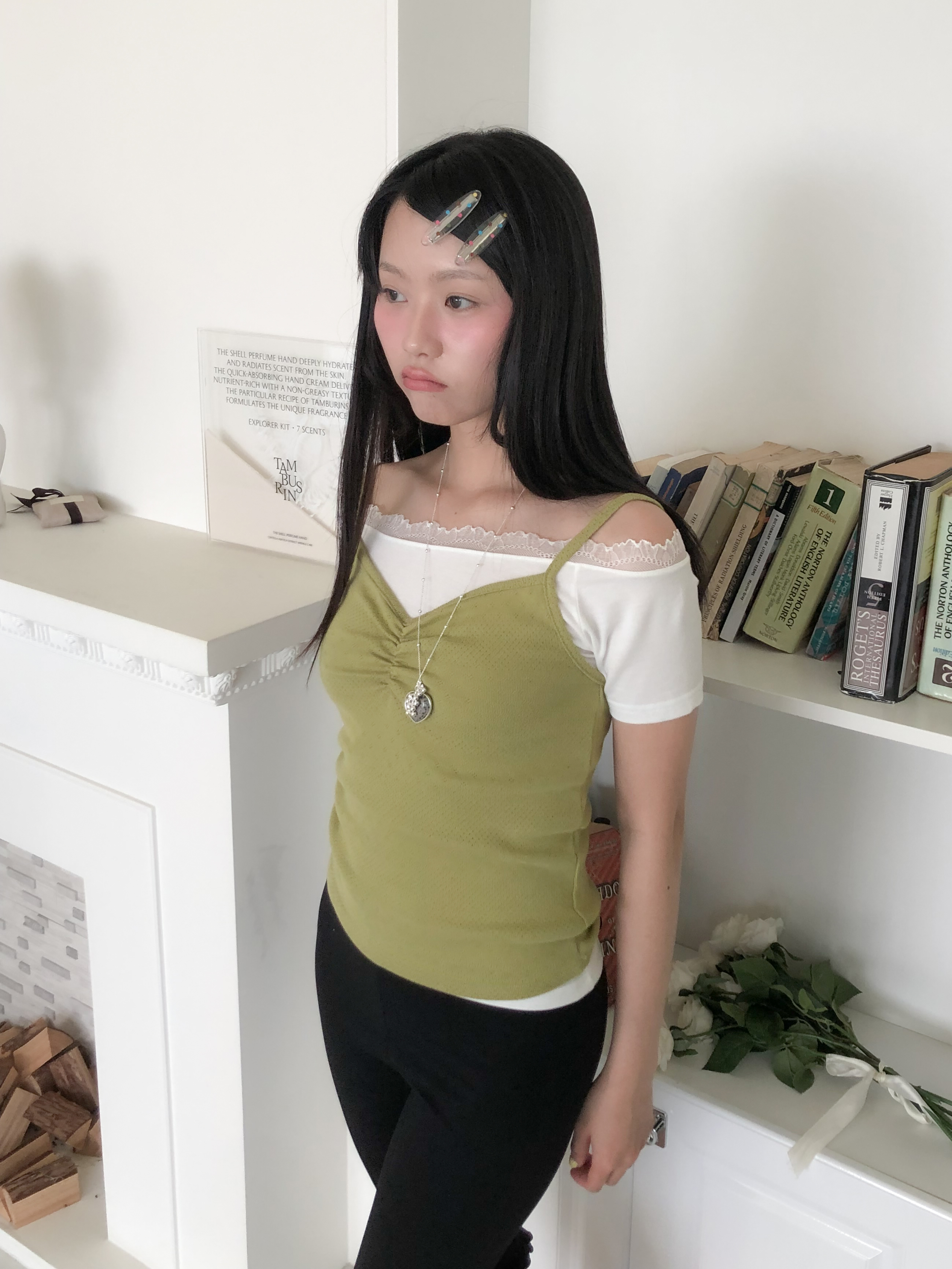 彩豆透明髮夾