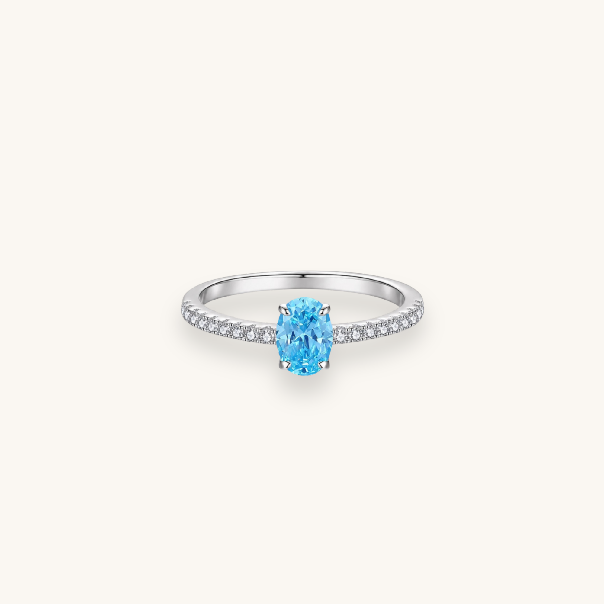 Evie Aquamarine ring