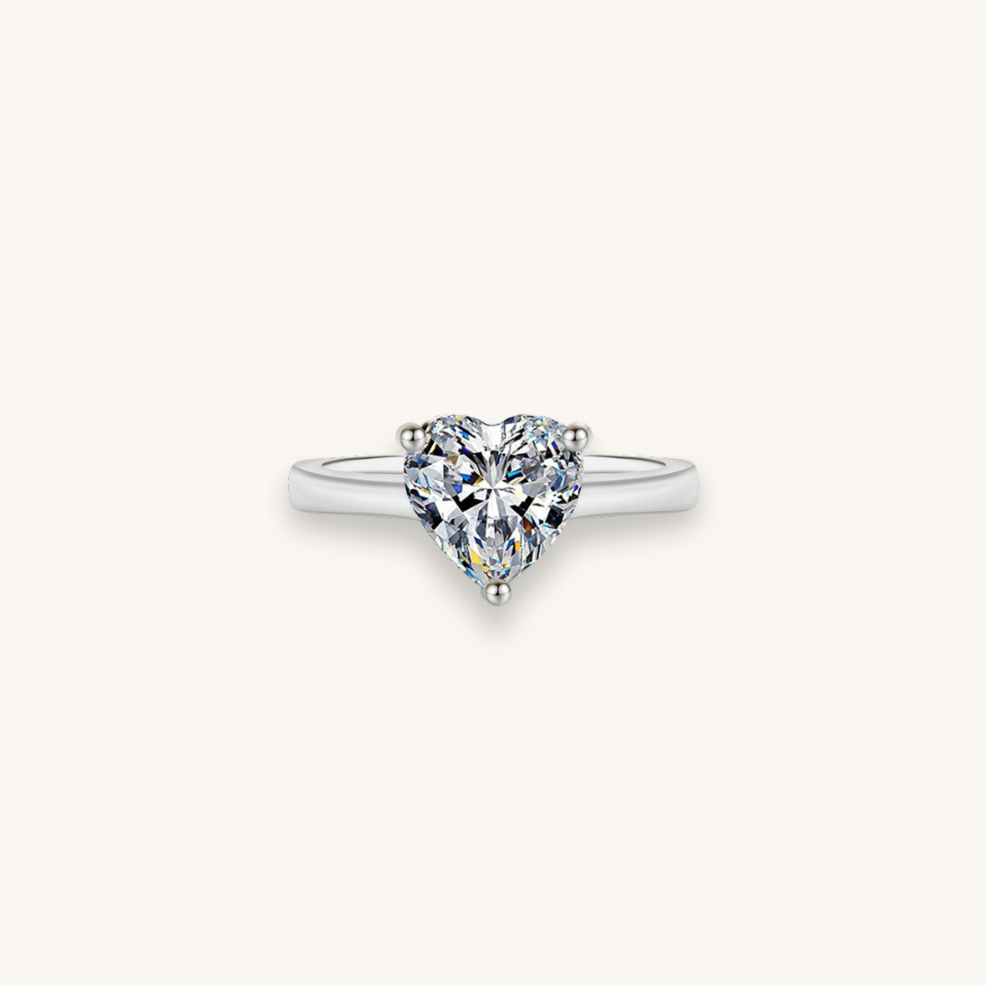 Alma moissanite rings