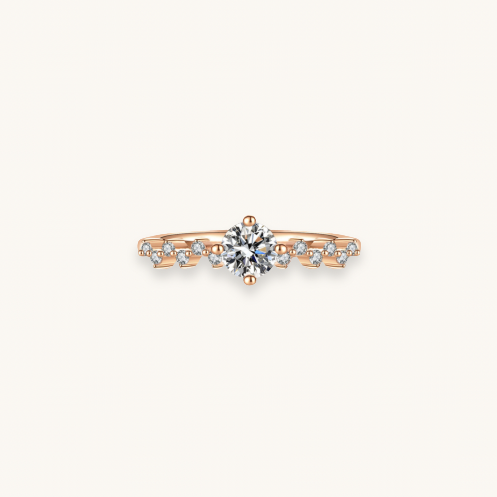 Jose moissanite ring