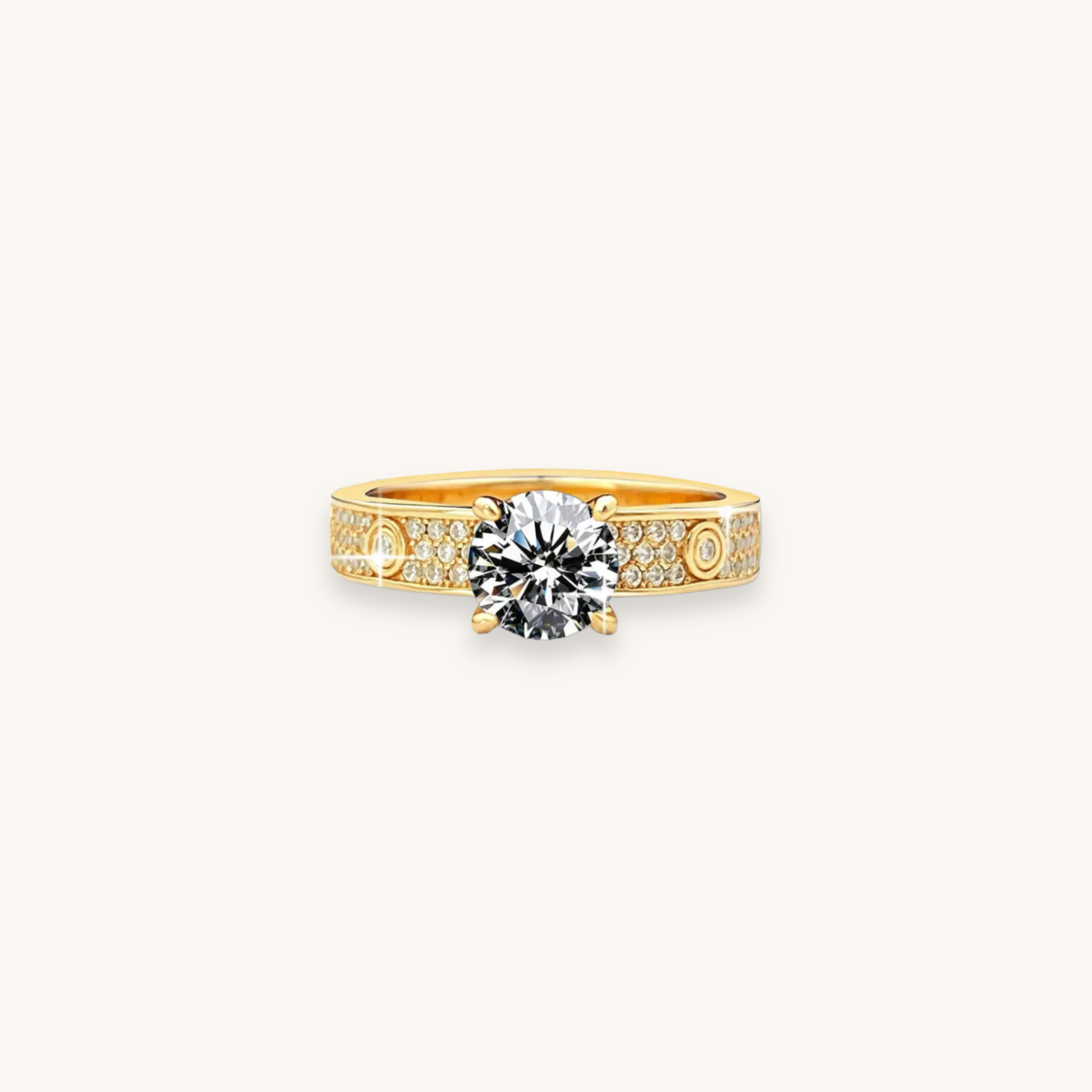 Celestia Moissanite Ring