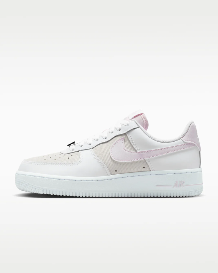 【預訂】NIKE AIR FORCE 1 07 SE 白卡其粉"閃鑽AF1" -WOMEN