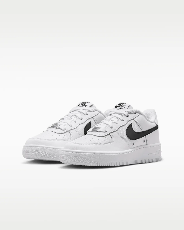 【預訂】NIKE AIR FORCE 1 TECH 白黑格紋-GS