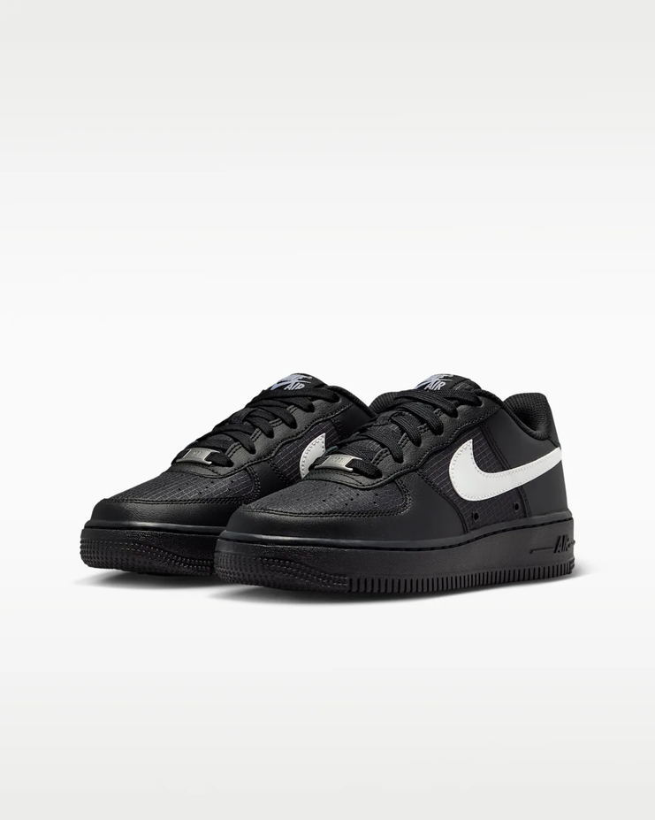 【預訂】NIKE AIR FORCE 1 TECH 黑白格紋-GS