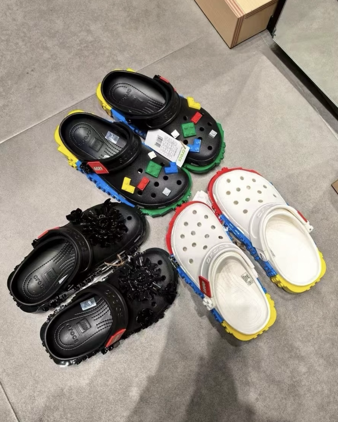 CROCS x LEGO 樂高 聯名 洞洞鞋 拖鞋 男女鞋 2色