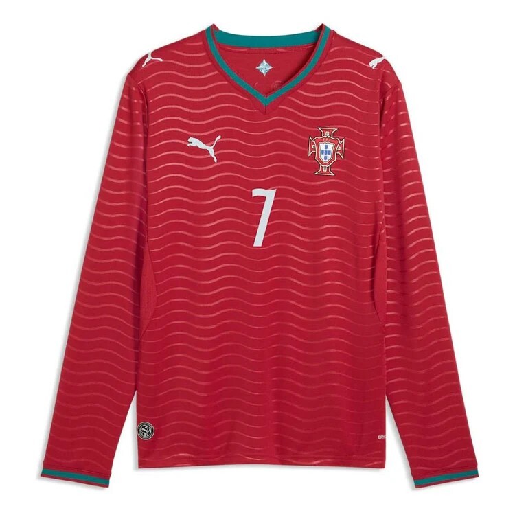 2026 Portugal LS Home Shirt with 7 RONALDO
