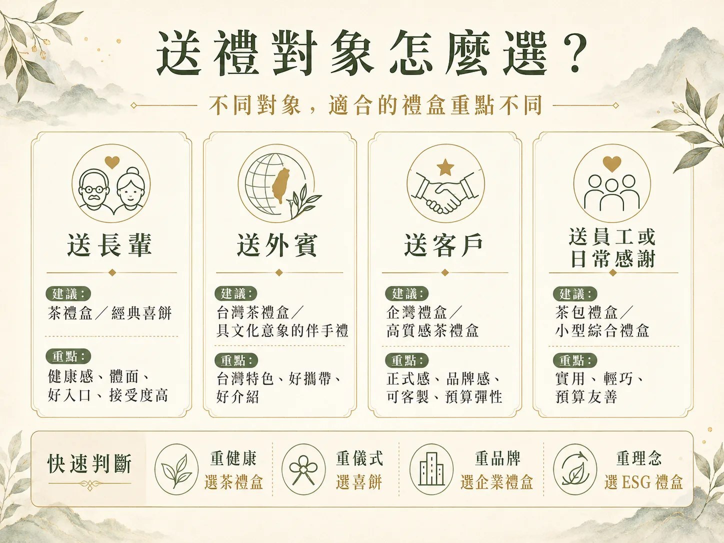 公益與 ESG 禮盒：永續包裝與自然農法的價值傳遞
