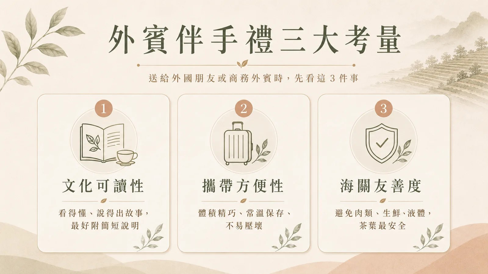 外賓送禮情境:讓台灣茶成為你的文化名片