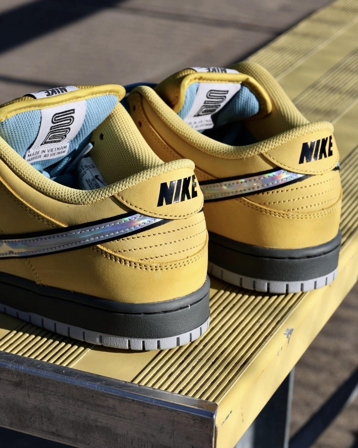Nike SB Dunk Low Pro "Muni Fast Pass" 藍黃撞色 雷射勾 磨砂 霧面皮革 低筒休閒鞋 男鞋