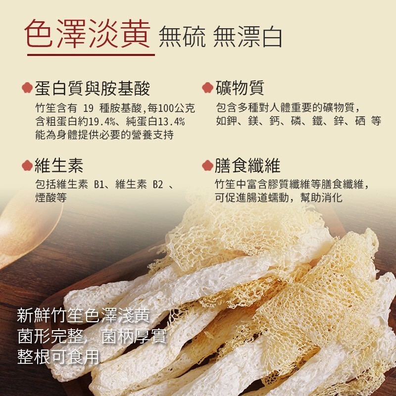 (團購)乾燥竹笙(08/13到貨)