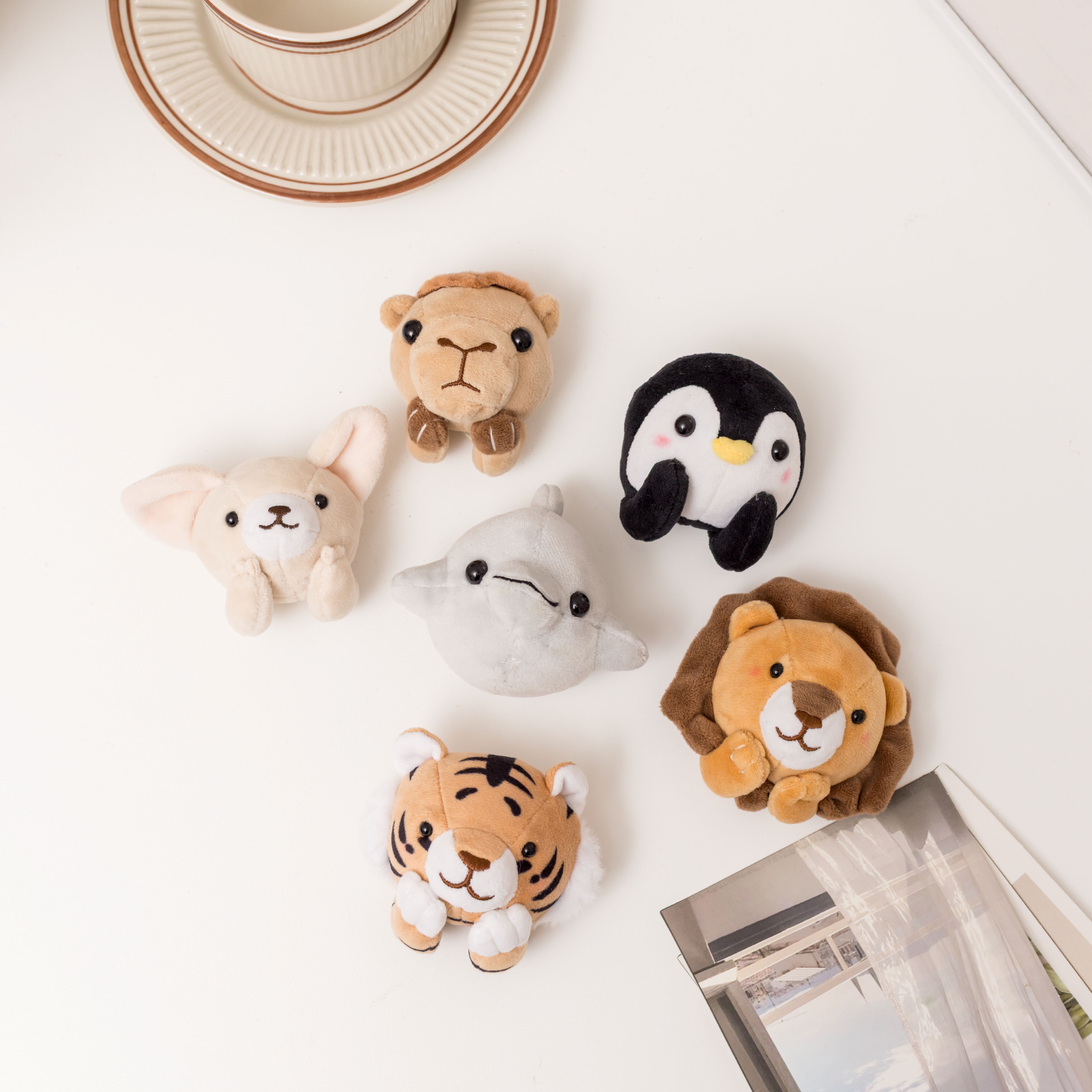 動物王國展 絨毛磁鐵《企鵝》